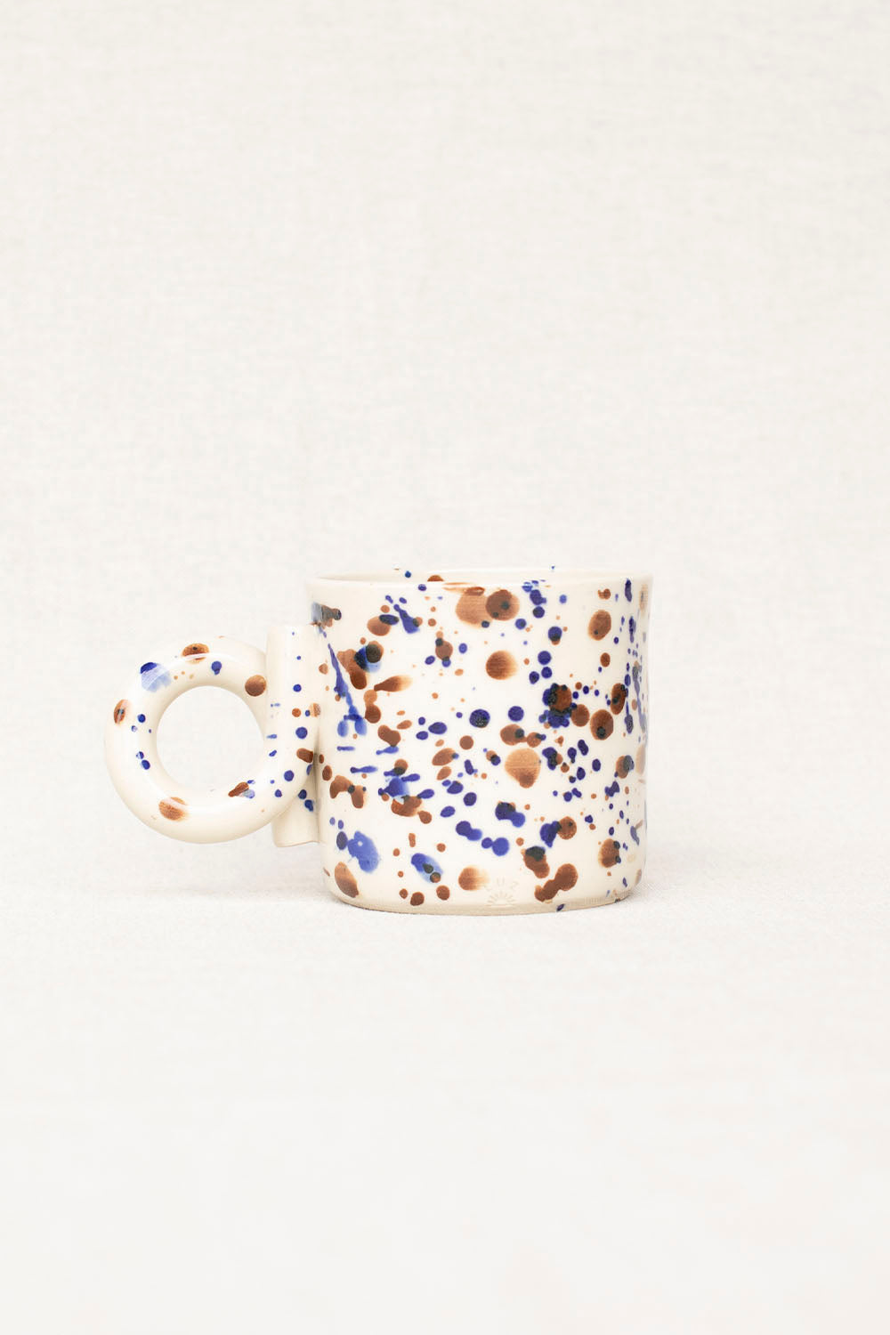 LUZ CERAMICS - BROWN BLUE MUG