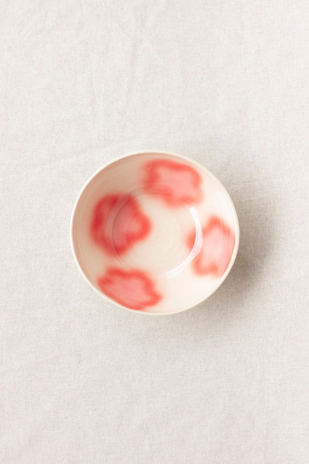 LUZ CERAMICS - FLOWER RED PLATE