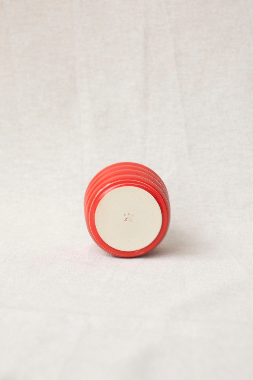 LUZ CERAMICS - RED IRREGULAR CUP