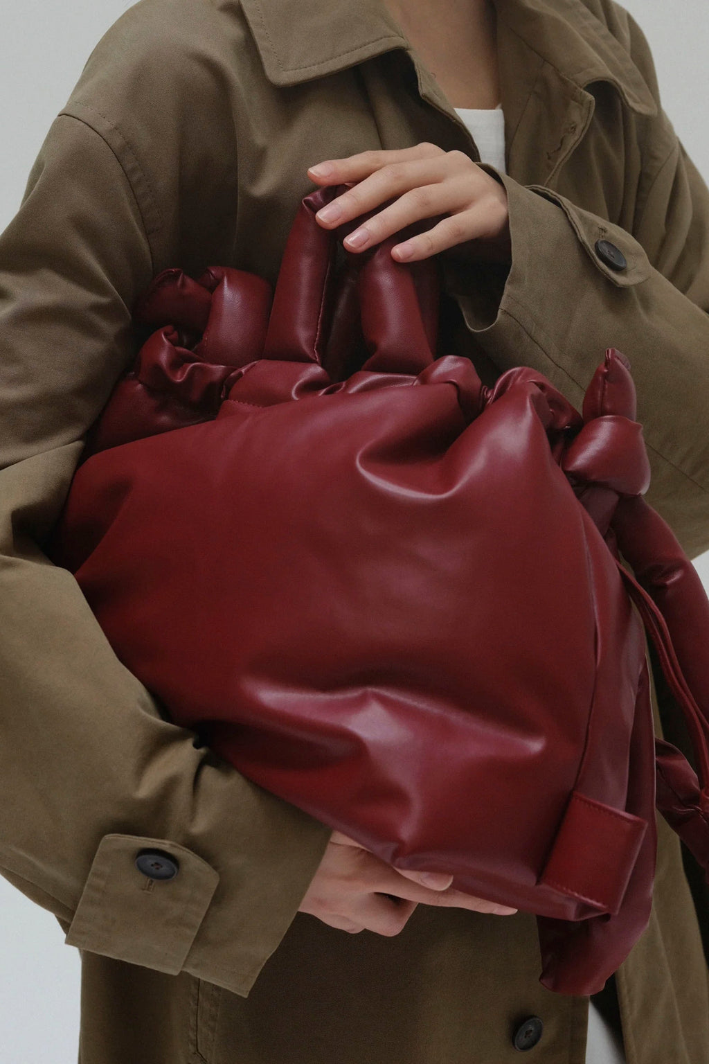 ÖLEND - ONA VEGAN LEATHER - CHERRY RED