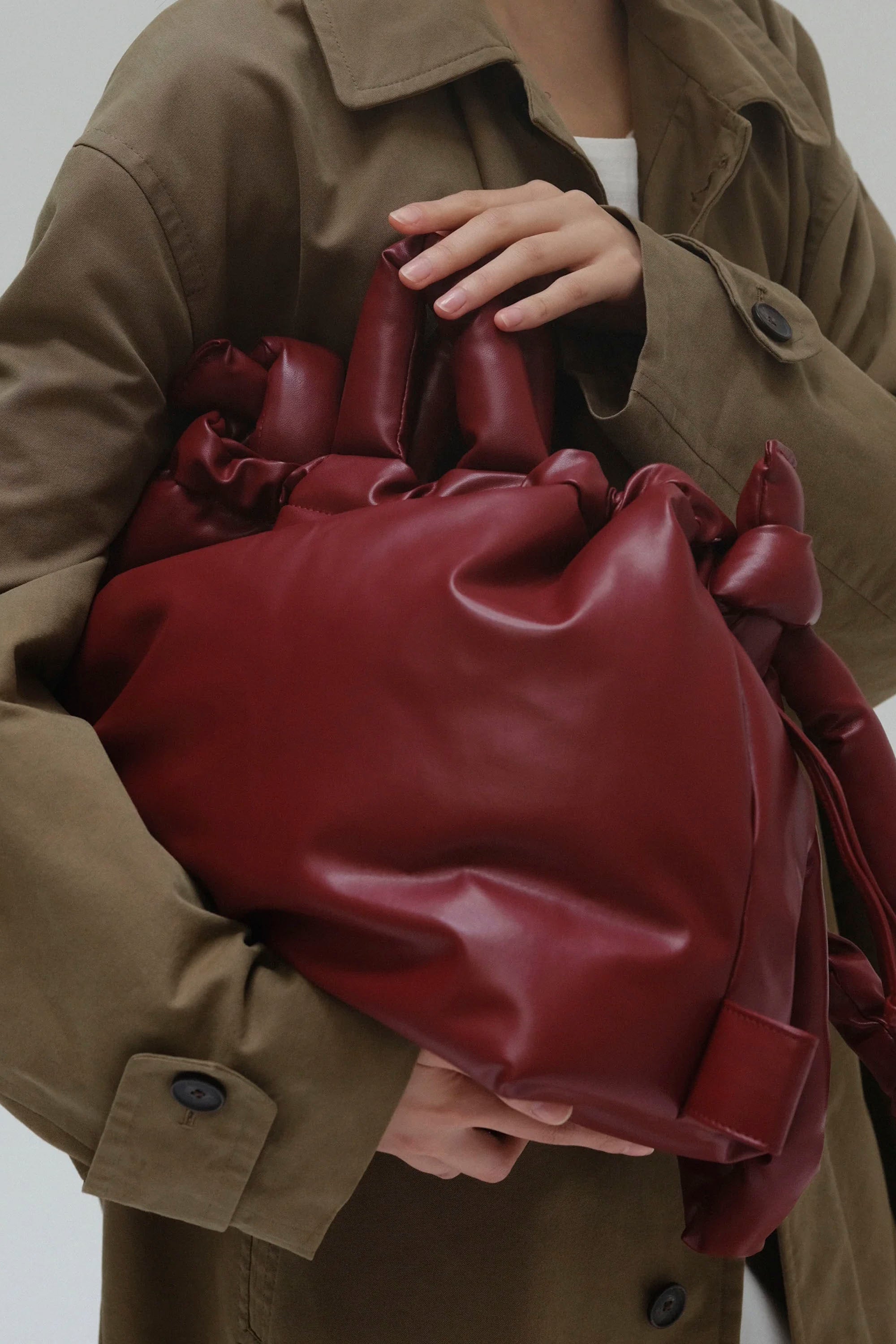 ÖLEND - ONA VEGAN LEATHER - CHERRY RED