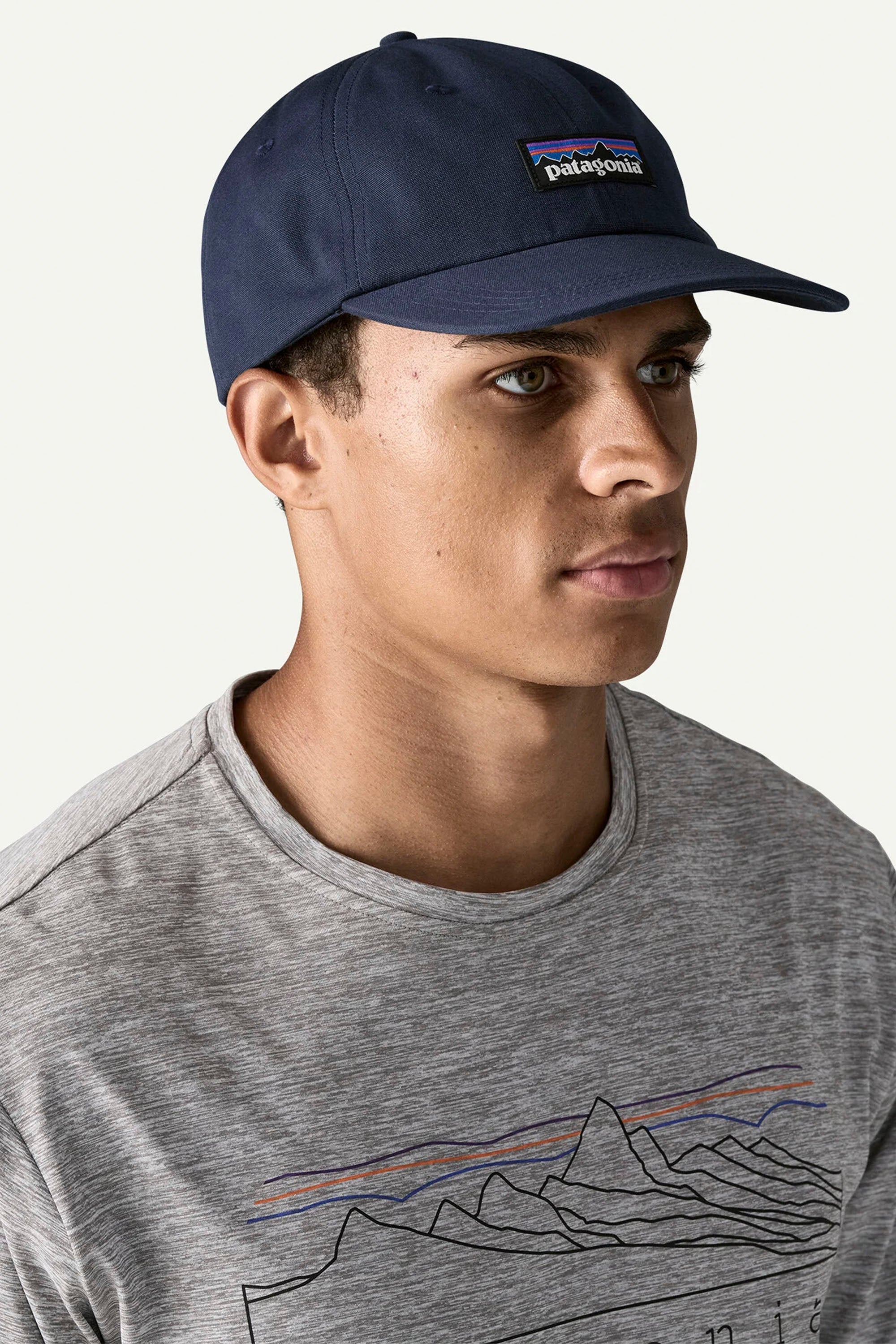 PATAGONIA - P-6 LABEL TRAD CAP - NEW NAVY