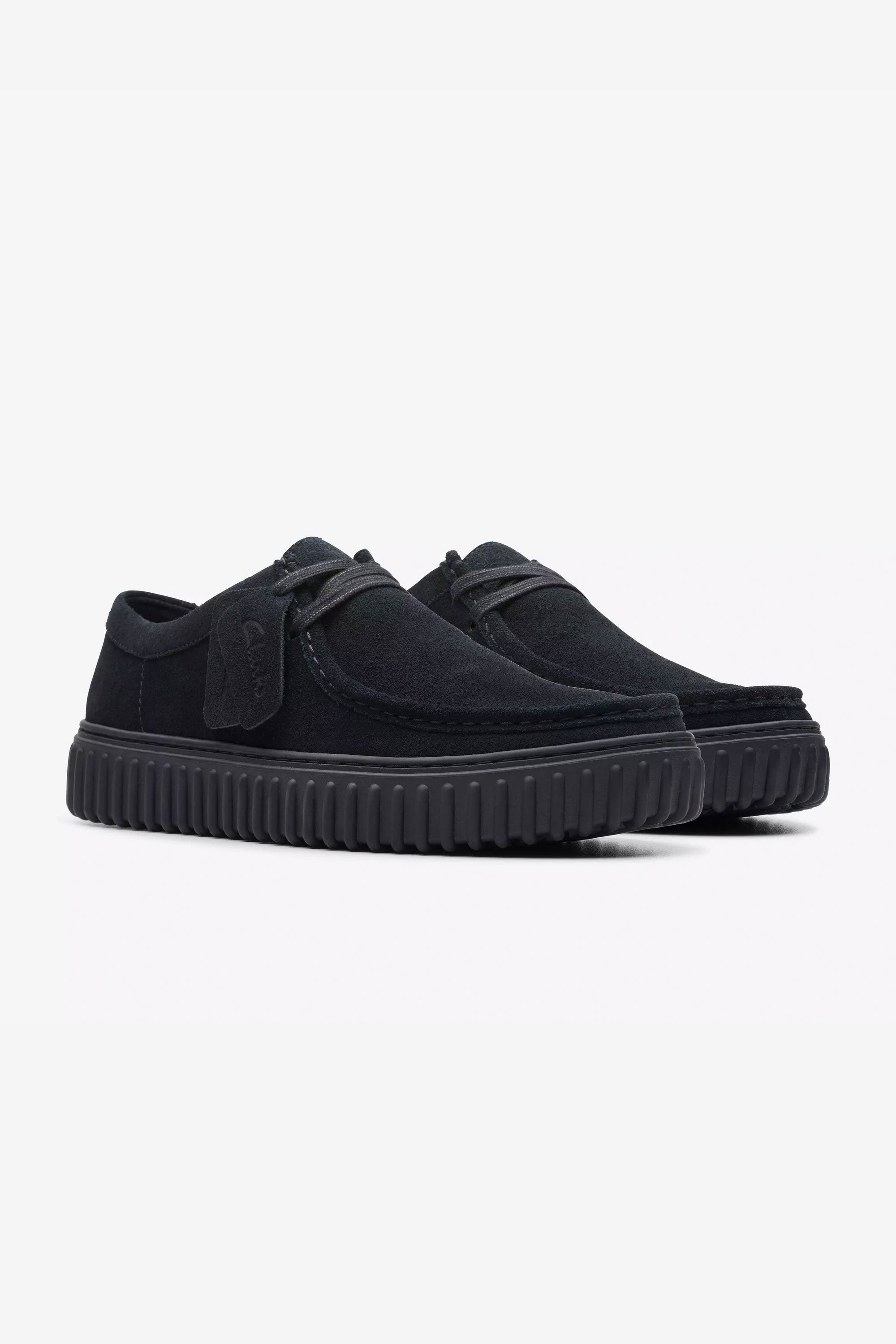CLARKS - TORNHILL LO - MAN - BLACK SUEDE