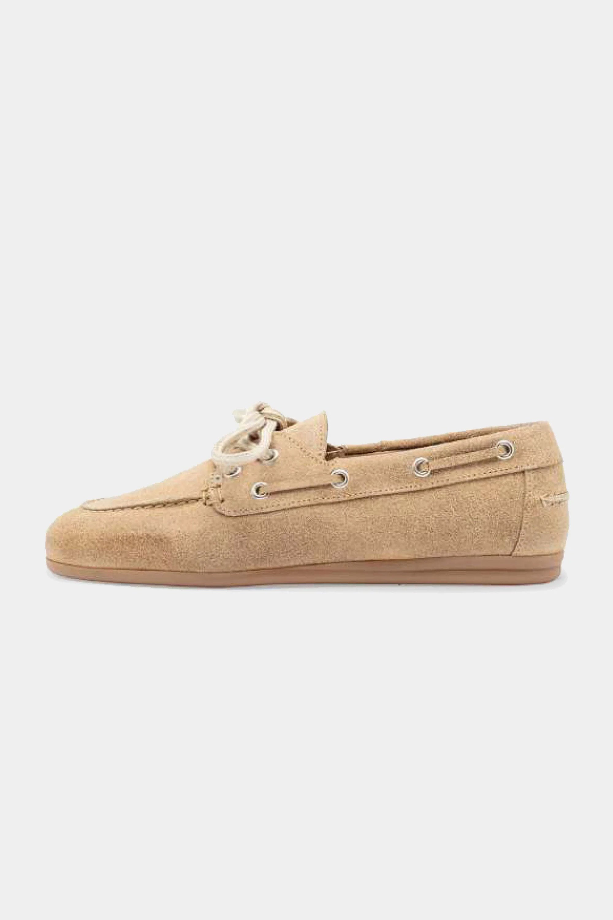 GARMENT PROJECT - DAISY BOAT SHOE - EARTH SUEDE - WOMAN