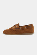 GARMENT PROJECT - DAISY BOAT SHOE - COGNAC SUEDE - WOMAN