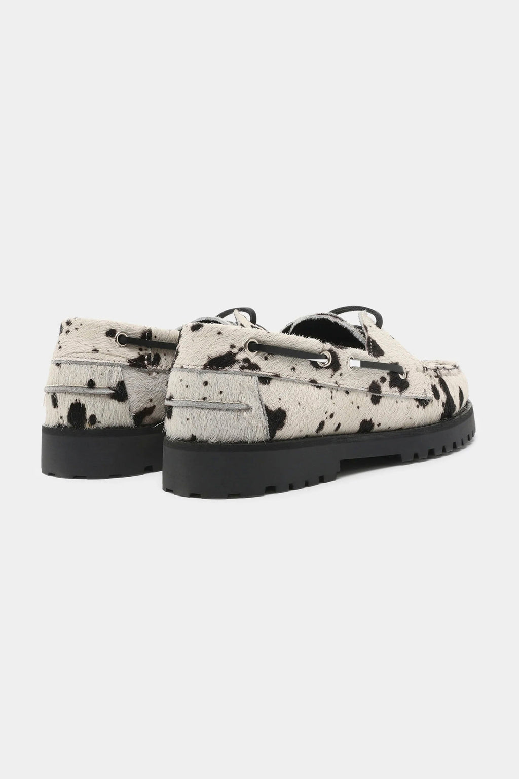 GARMENT PROJECT - OLLIE BOAT SHOE - HAIRY COW LEATHER - WOMAN