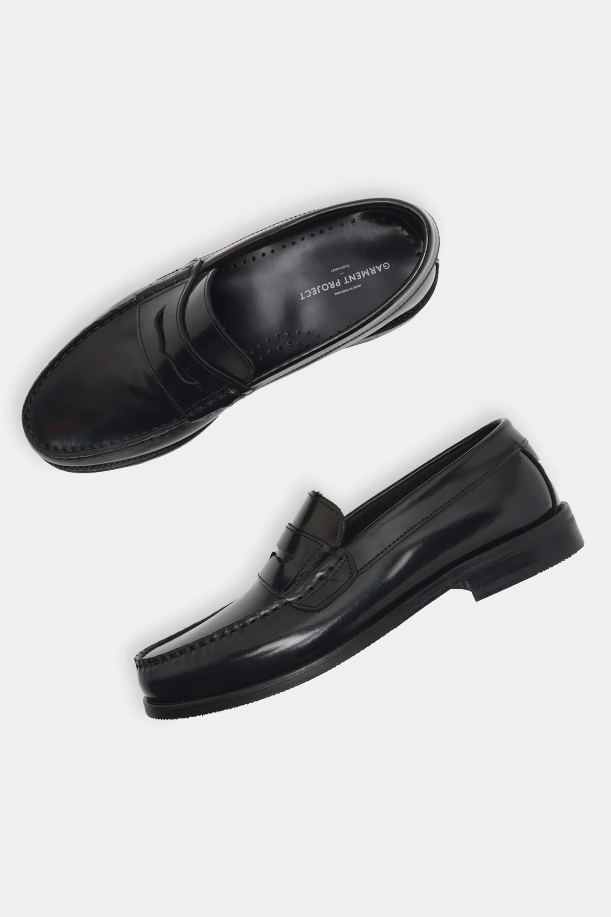 GARMENT PROJECT - MILES PENNY LOAFER - BLACK POLIDO - WOMAN