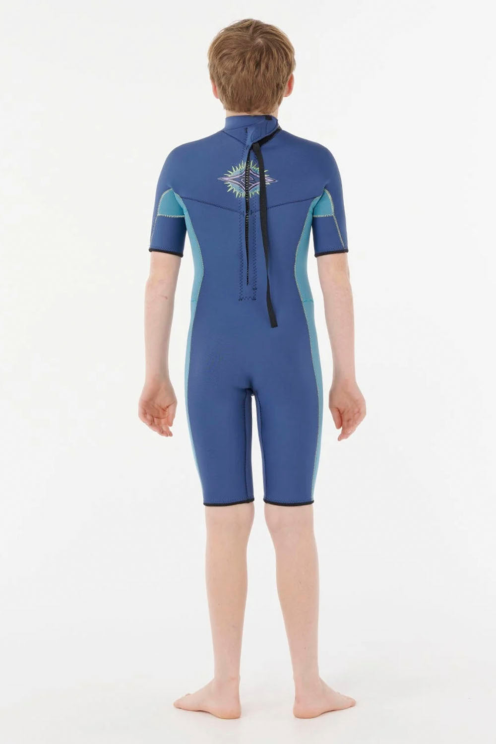 RIP CURL - DAWN PATROL - 2MM - BACK ZIP - LIGHT NAVY - KIDS