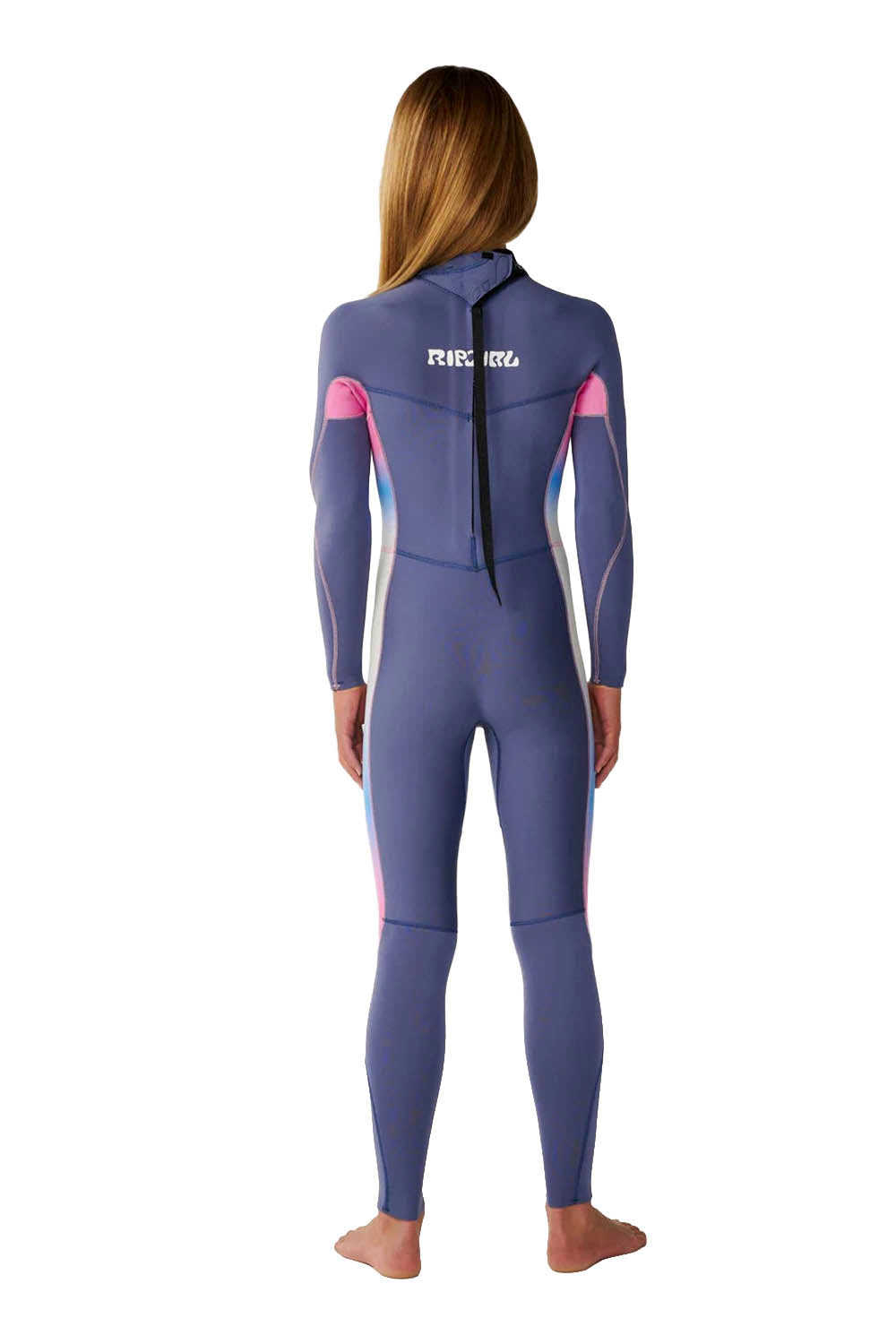RIP CURL - DAWN PATROL - 3/2MM - BACK ZIP - GREY BLUE - KIDS