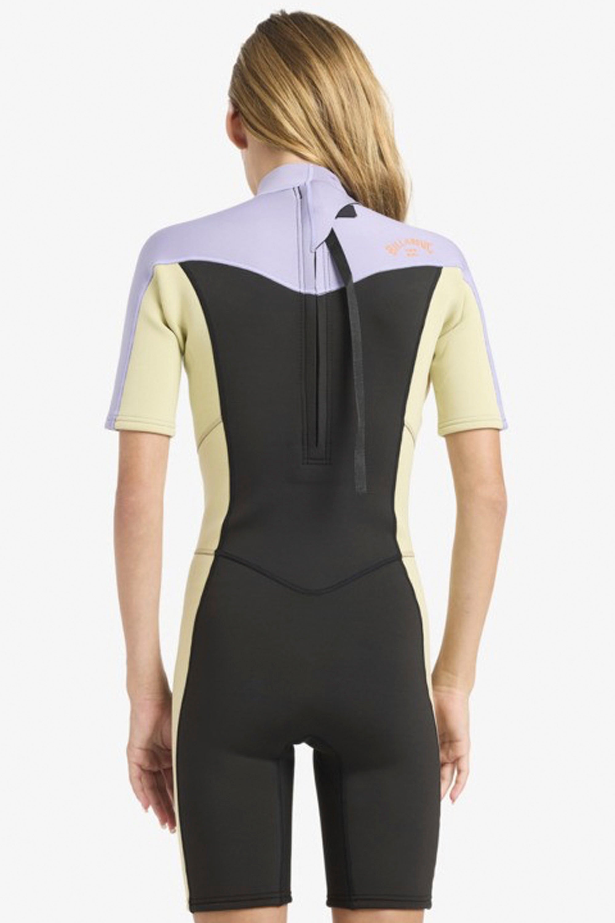 BILLABONG - SYNERGY - 2/2MM - BACK ZIP - GREY VIOLET - GIRL