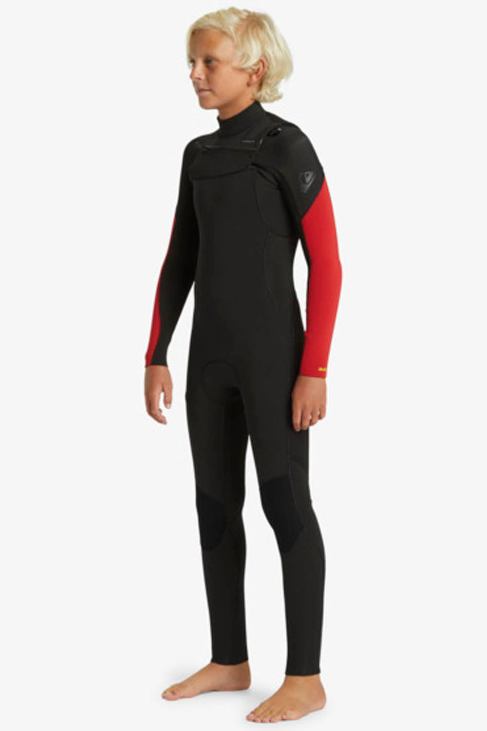 QUIKSILVER - EVERYDAY SESSIONS - 3/2MM - FRONT ZIP - HIGH RISK RED - BOY