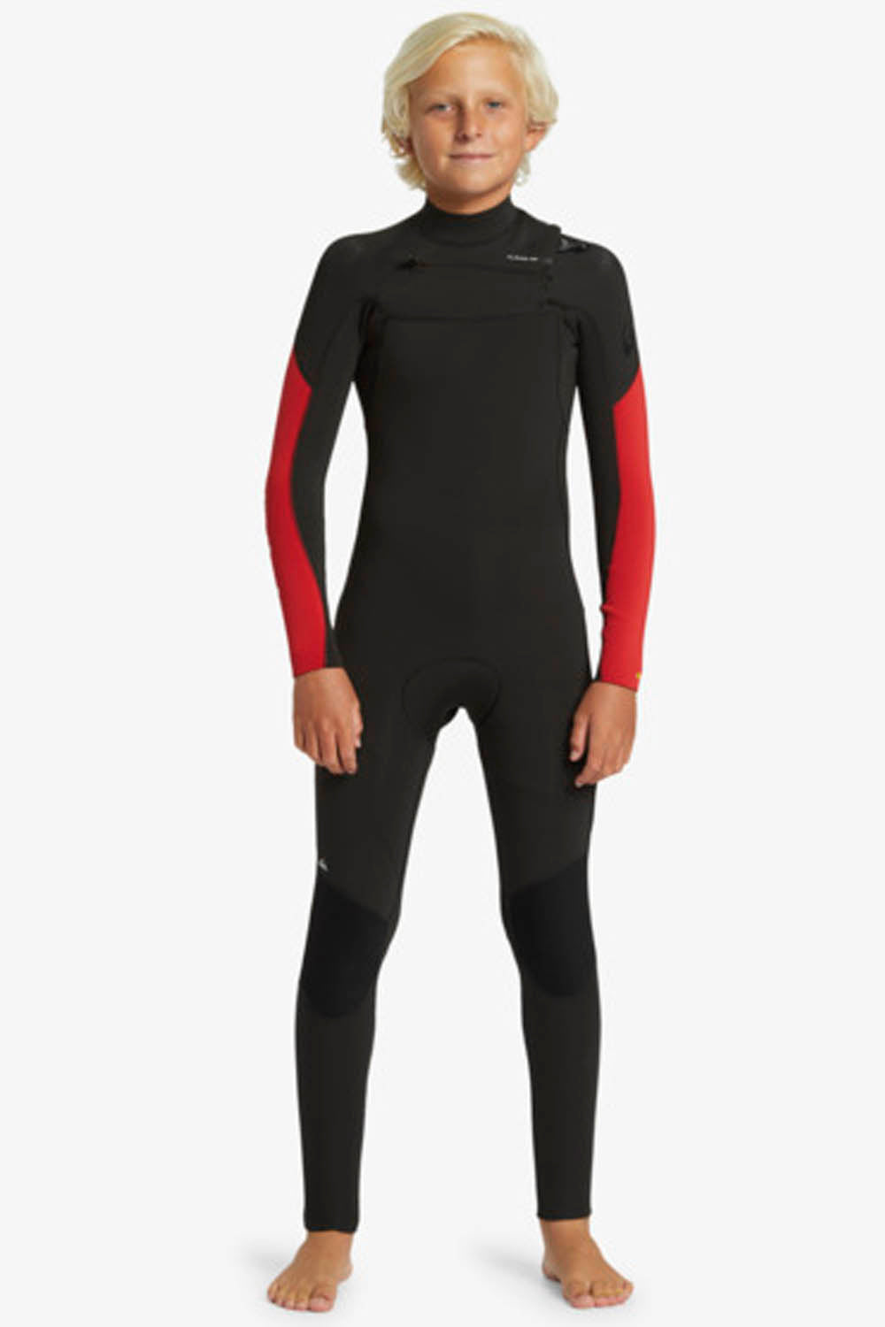QUIKSILVER - EVERYDAY SESSIONS - 3/2MM - FRONT ZIP - HIGH RISK RED - BOY