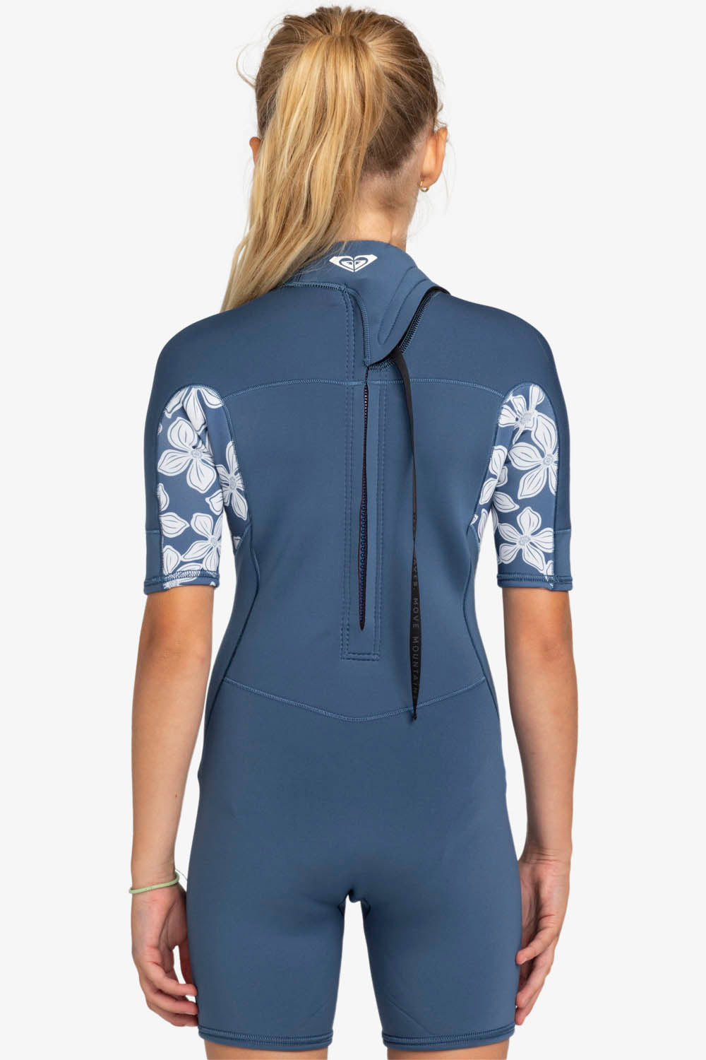 ROXY - SWELL SERIES - 2/2MM - BACK ZIP - WILD WIND DRIFTER FLORAL - GIRL