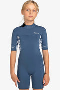 ROXY - SWELL SERIES - 2/2MM - BACK ZIP - WILD WIND DRIFTER FLORAL - GIRL