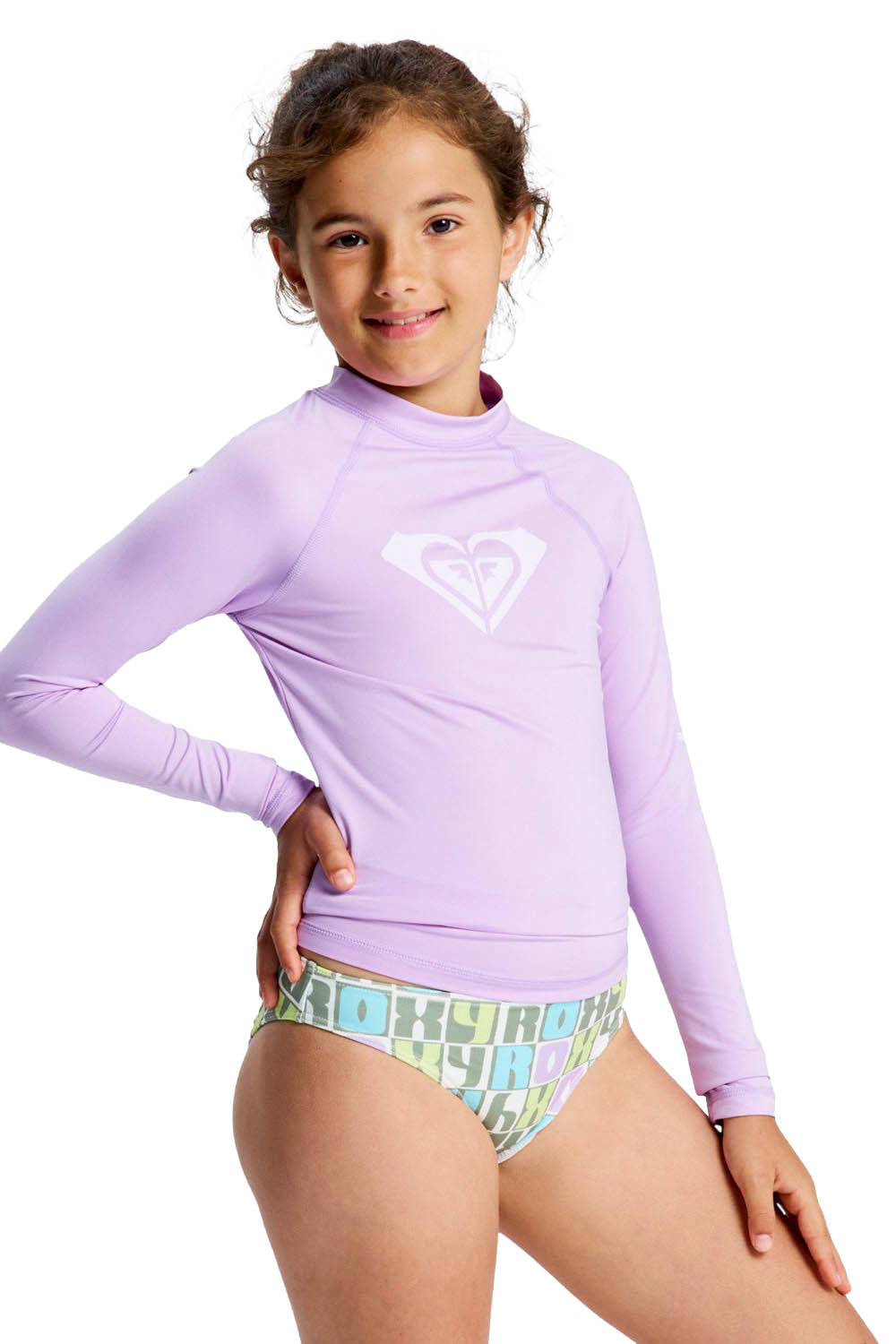 ROXY - WHOLE HEARTED - LONG SLEEVE - CROCUS PETAL