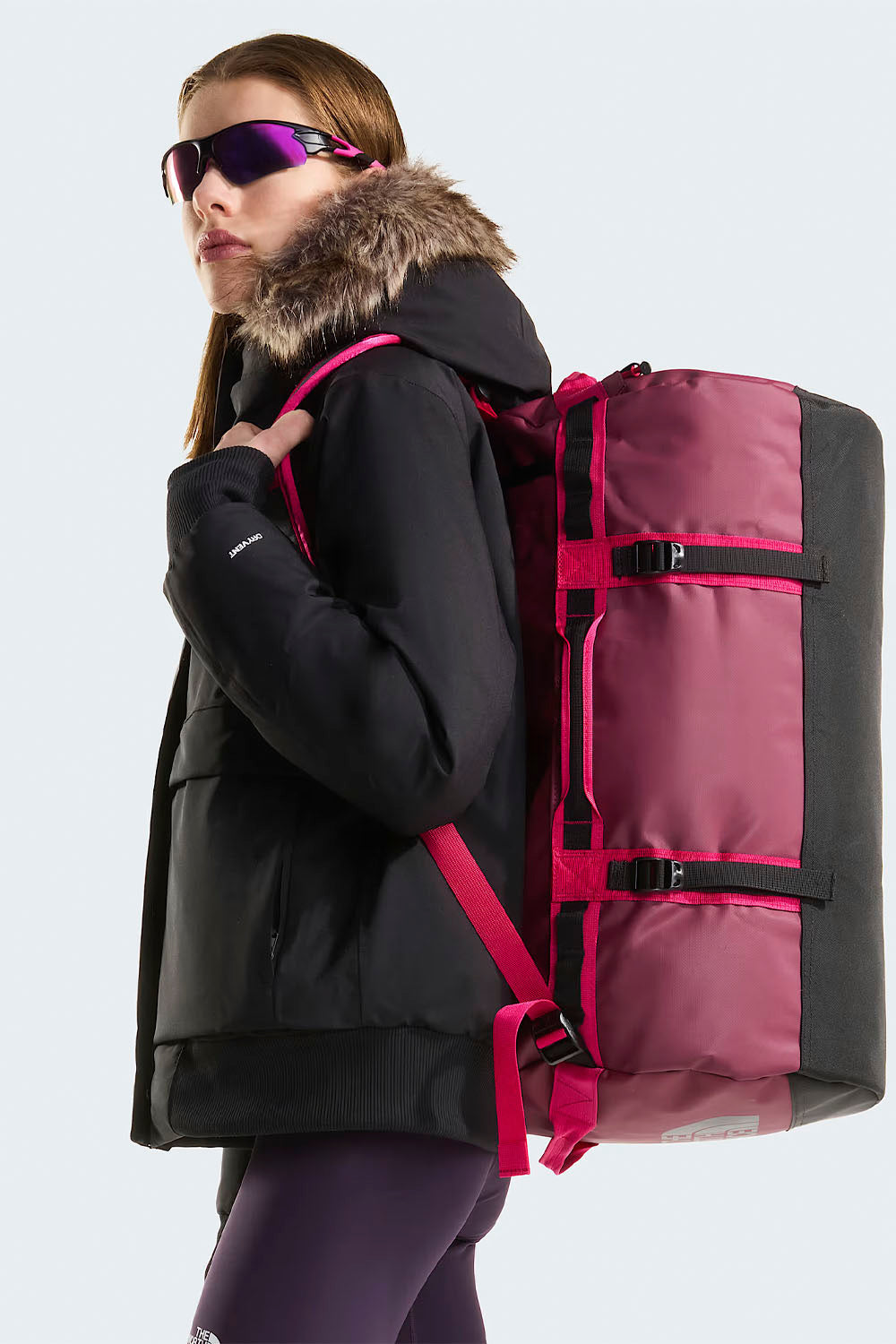 THE NORTH FACE - BASE CAMP DUFFEL - S - BURGUNDY CRUSH