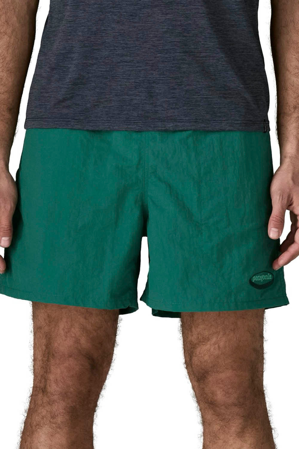 PATAGONIA - BAGGIES SHORT 5" - OVAL LOGO/GEMTREE GREEN