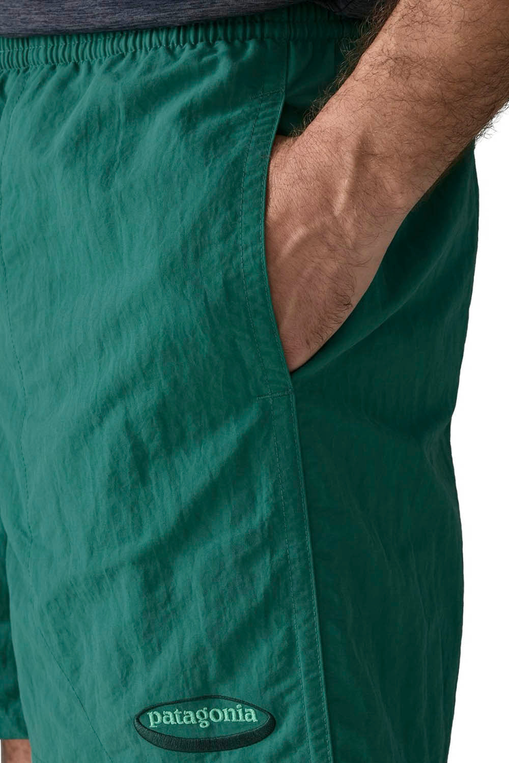 PATAGONIA - BAGGIES SHORT 5" - OVAL LOGO/GEMTREE GREEN