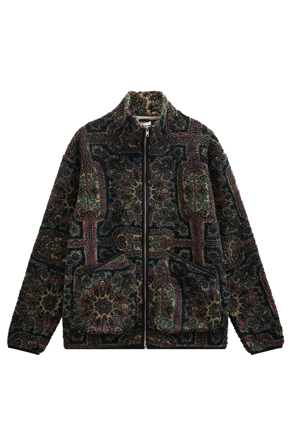 ANERKJENDT - AKTONI JACQUARD TEDDY CARDIGAN