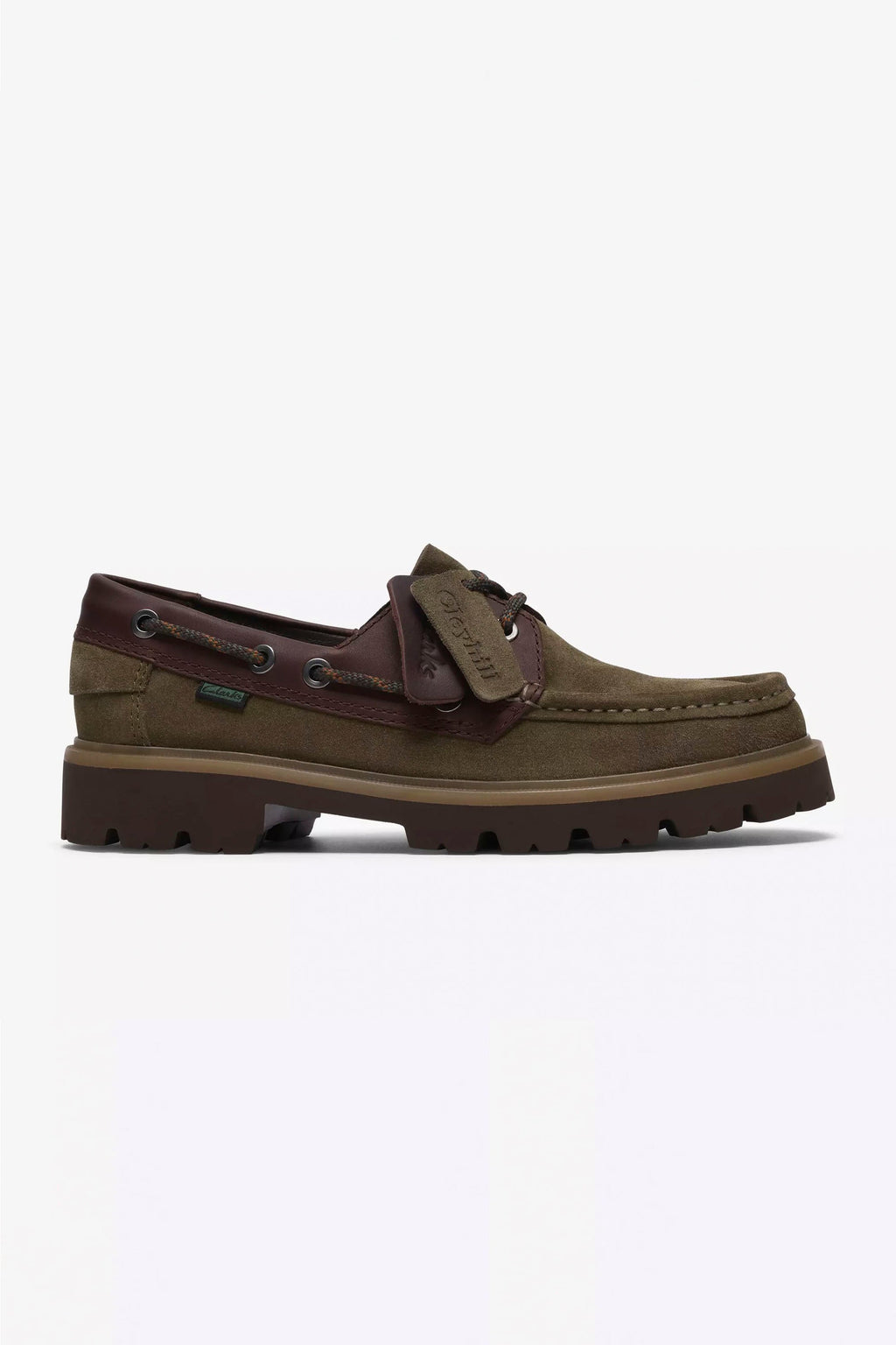 CLARKS - CLEYHILL BOAT - OLIVE COMBI - MAN