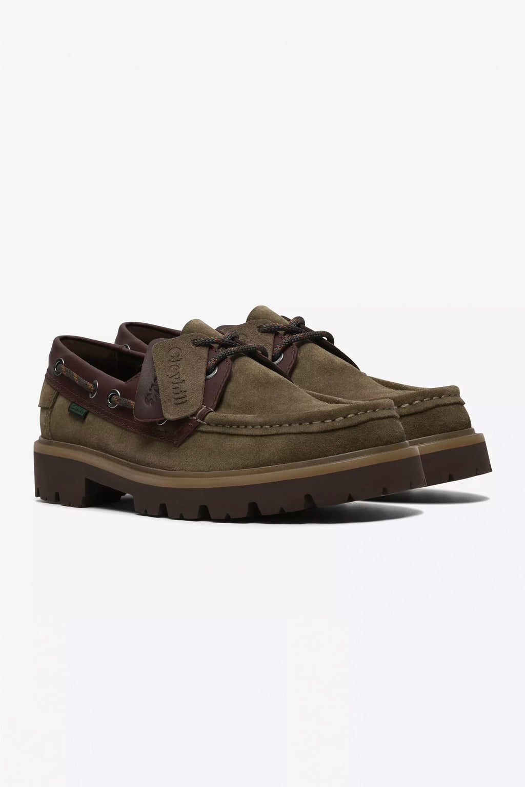 CLARKS - CLEYHILL BOAT - OLIVE COMBI - MAN