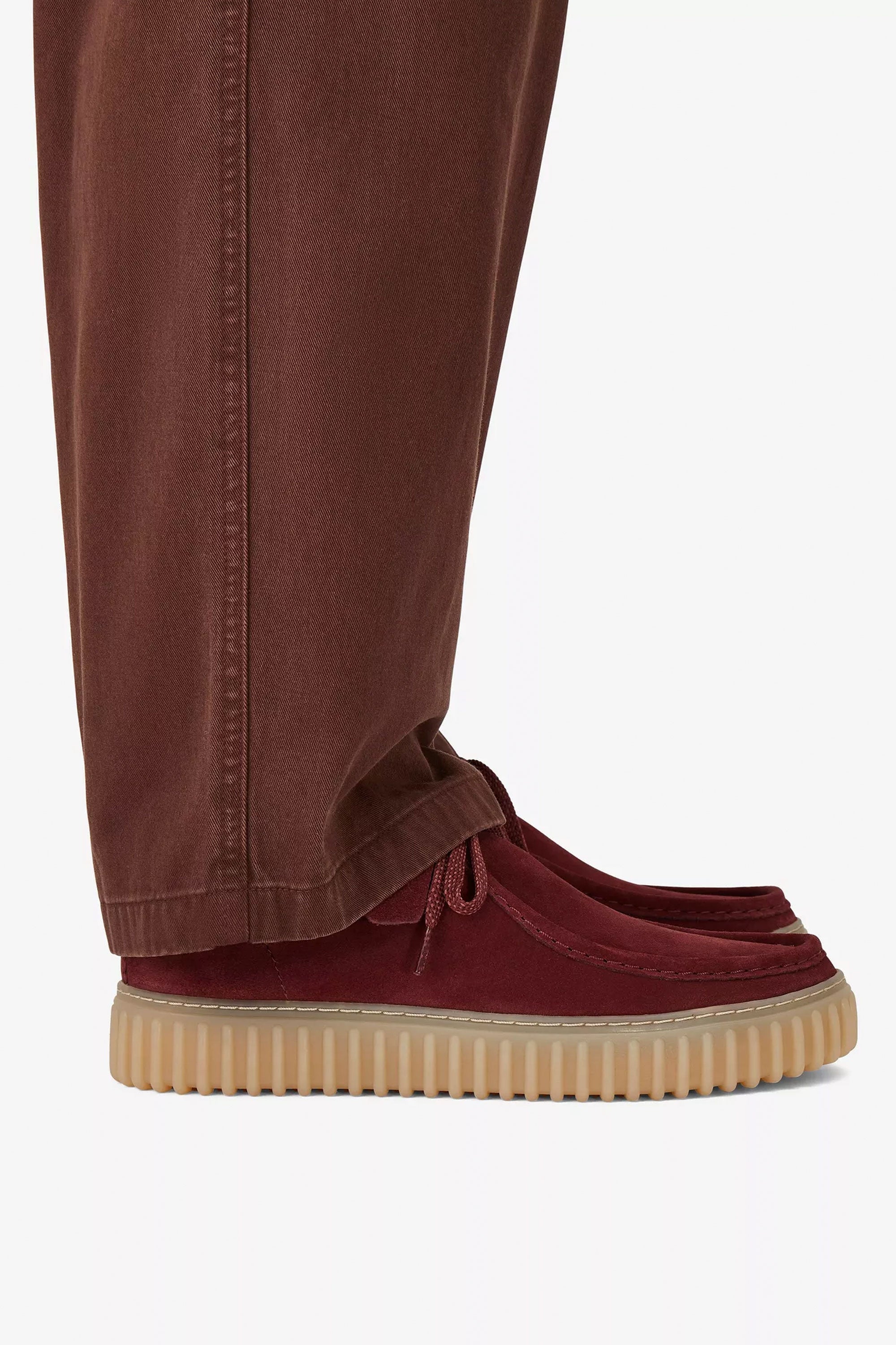 CLARKS - TORNHILL HI - MAN - WINE SUEDE