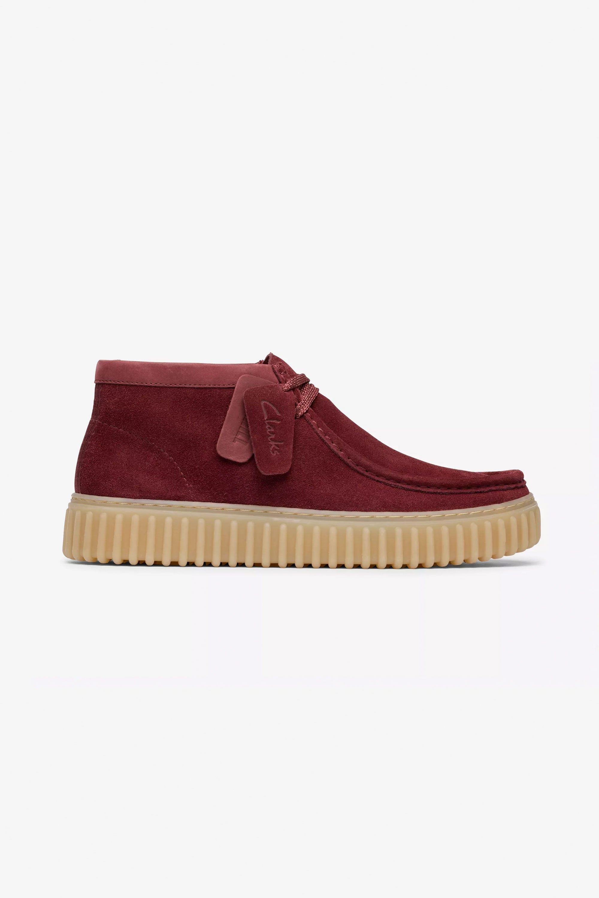 CLARKS - TORNHILL HI - MAN - WINE SUEDE