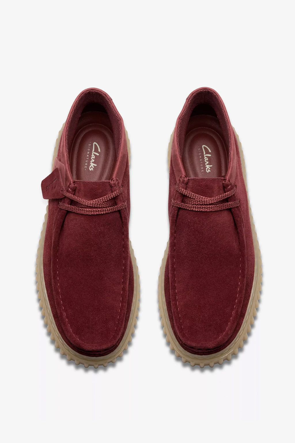 CLARKS - TORNHILL HI - MAN - WINE SUEDE