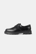 GARMENT PROJECT - PETE MOC TOE - MAN - BLACK LEATHER