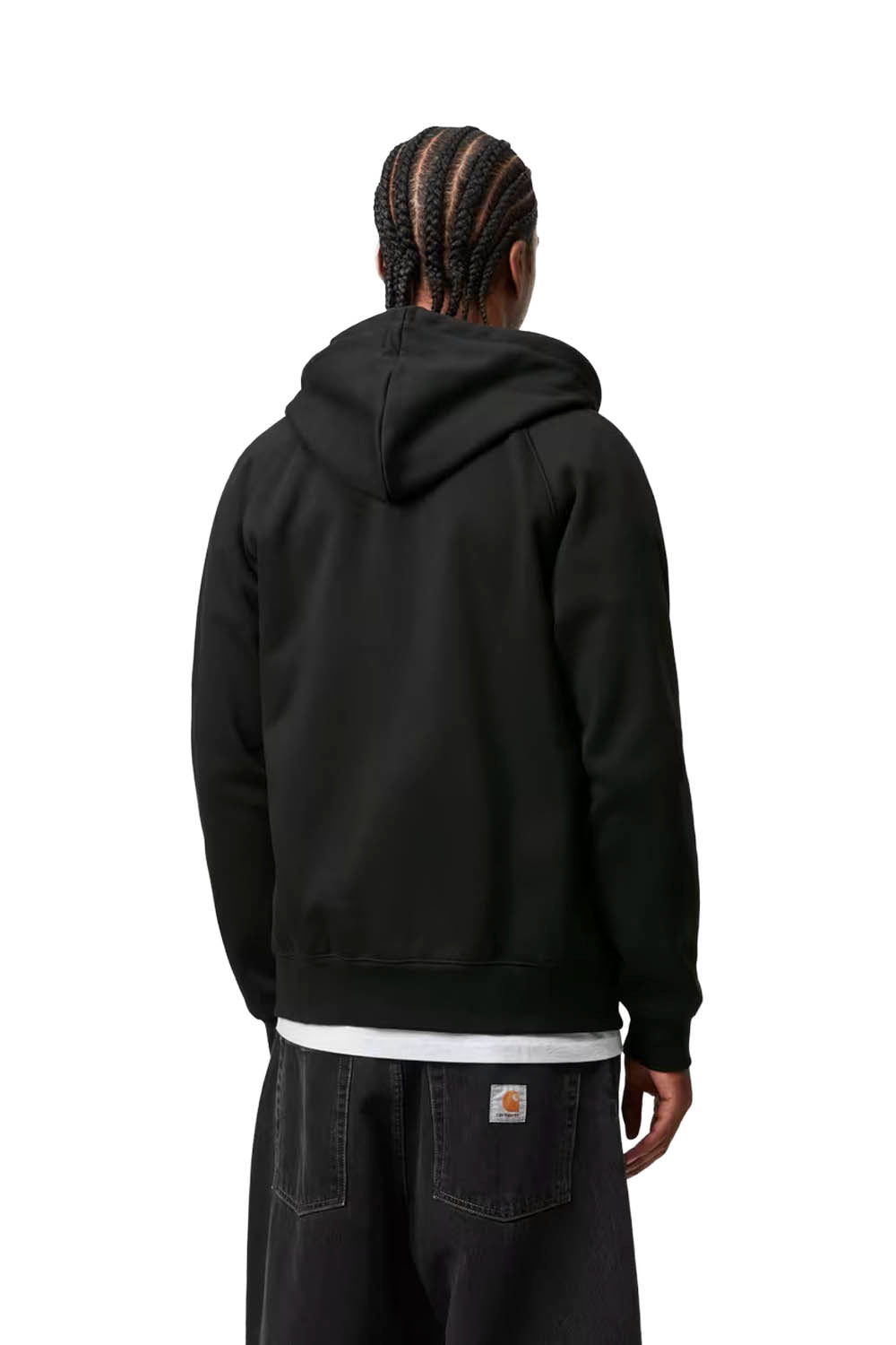 CARHARTT WIP - HOODED CHASE JACKET - BLACK