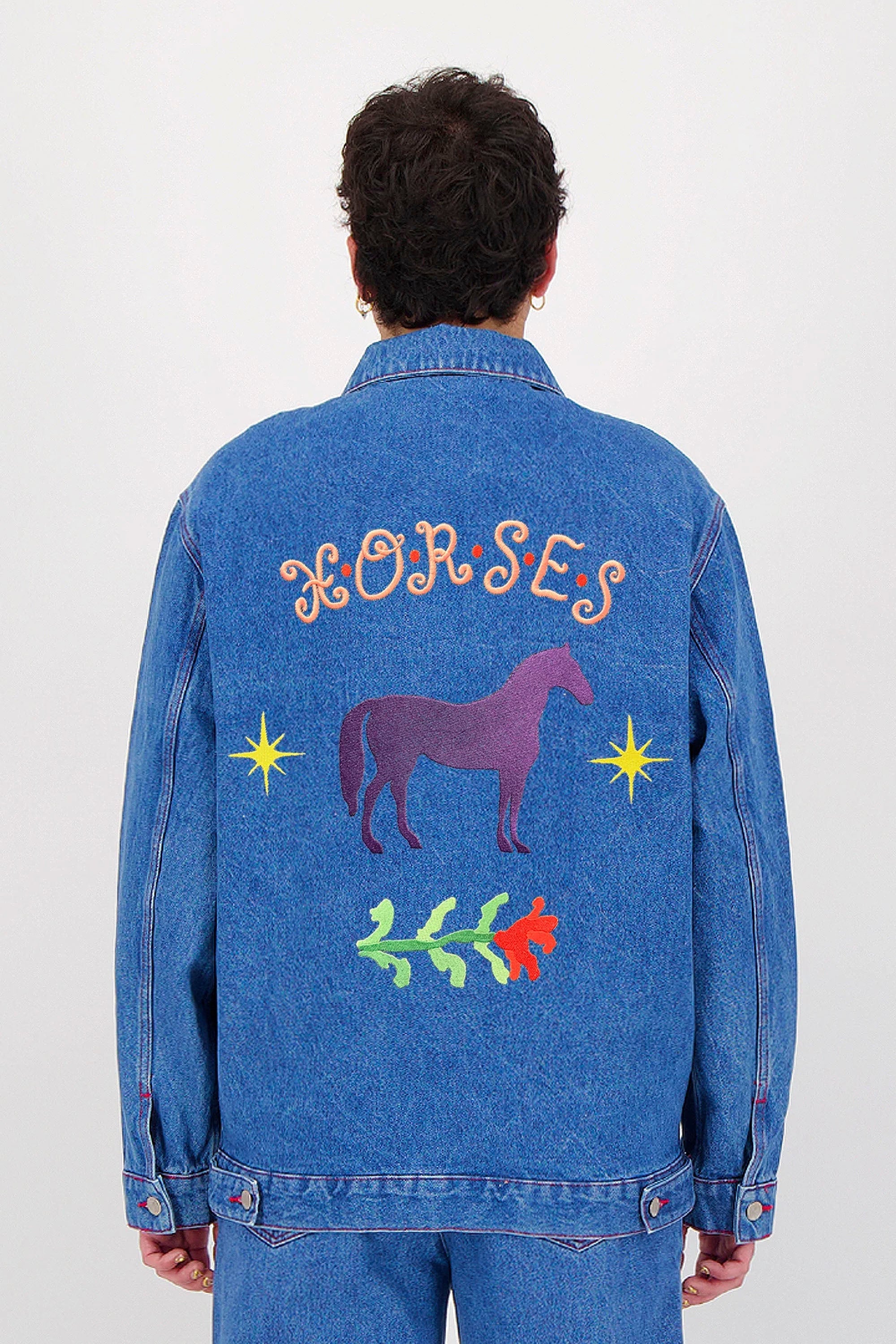 ENCRÉ - HORSES DENIM JACKET