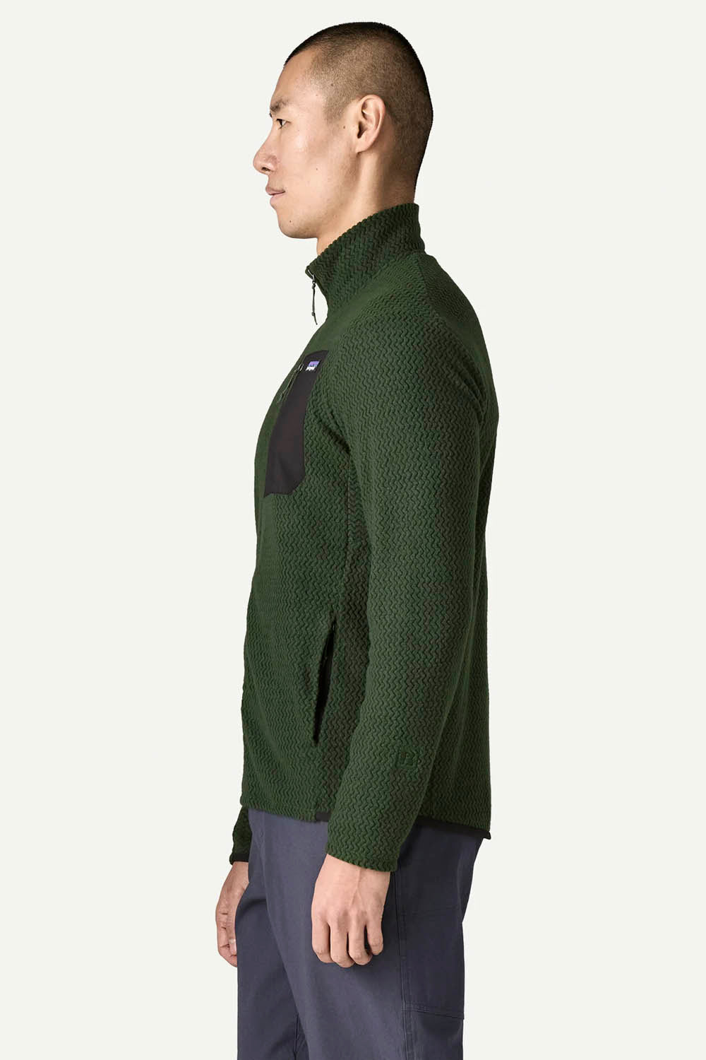 PATAGONIA - R1 AIR JACKET - TREELINE GREEN
