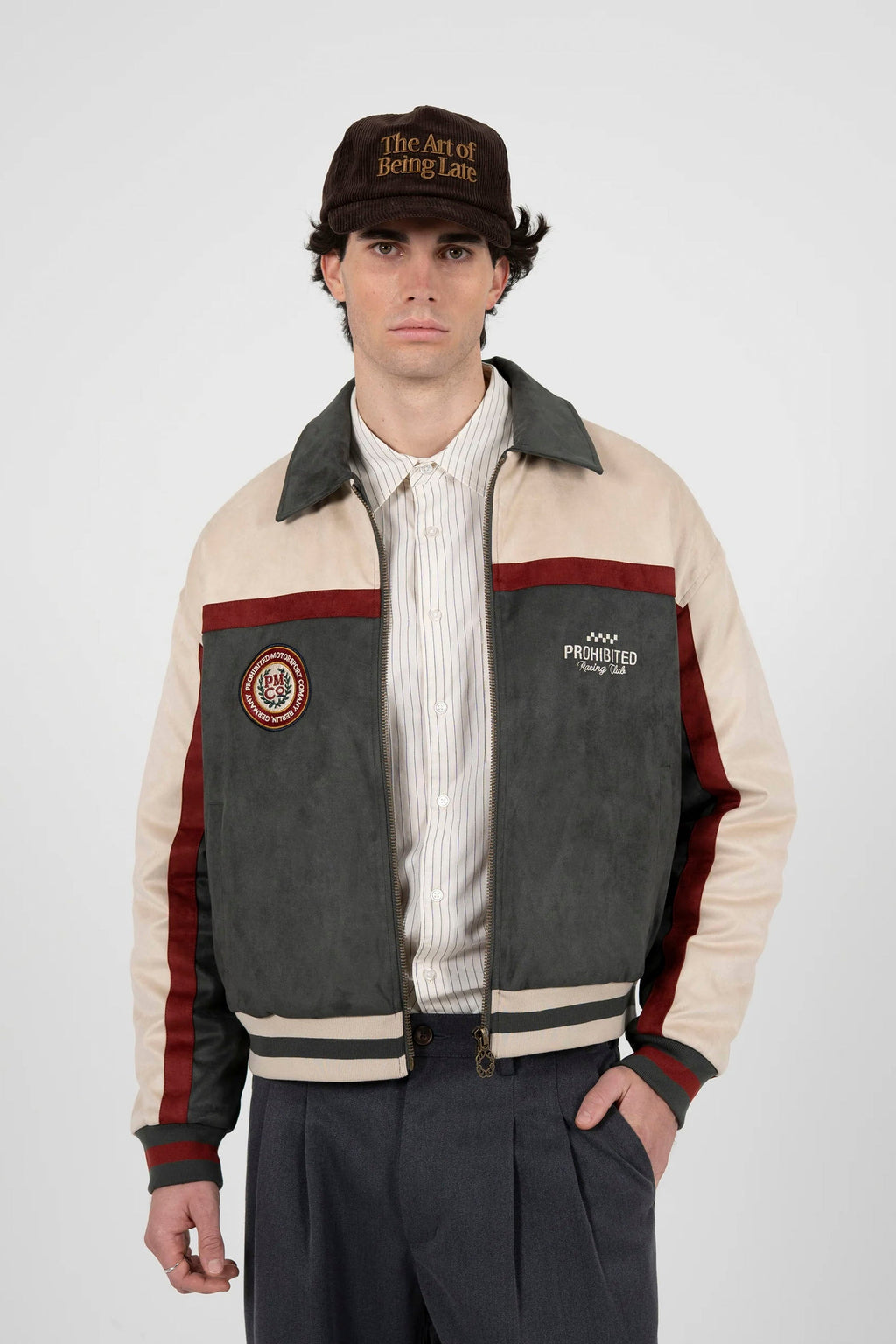 PROHIBITED - SUEDE CLUB JACKET