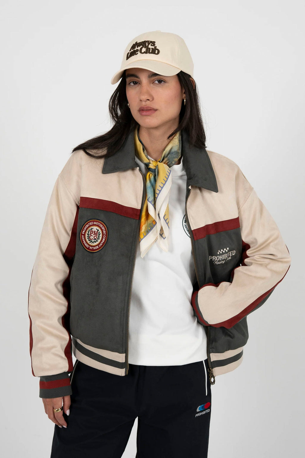 PROHIBITED - SUEDE CLUB JACKET