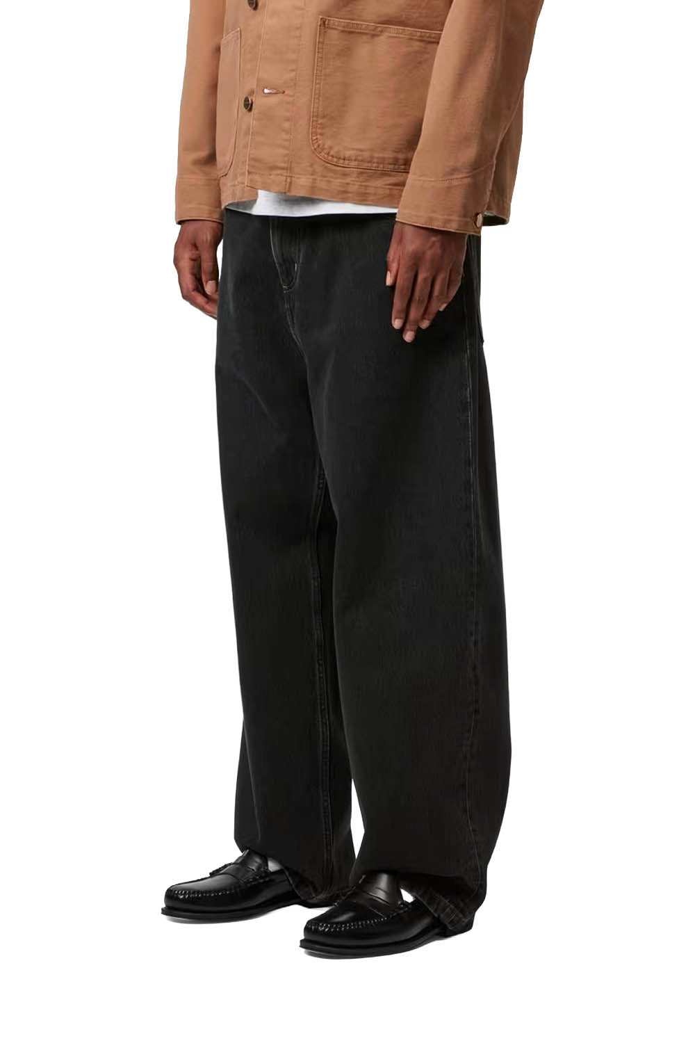 CARHARTT WIP - BRANDON PANT - BLACK STONE WASHED