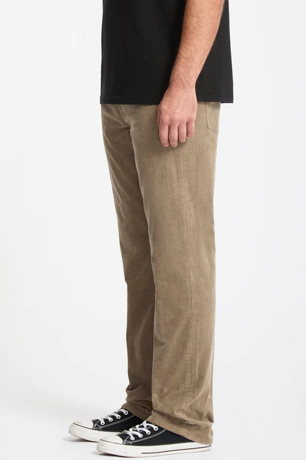 VOLCOM - SOLVER 5 POCKET CORD PANT - BRINDLE