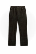 ANERKJENDT - AKJAN ELASTIC CORD PANTS - FOREST NIGHT