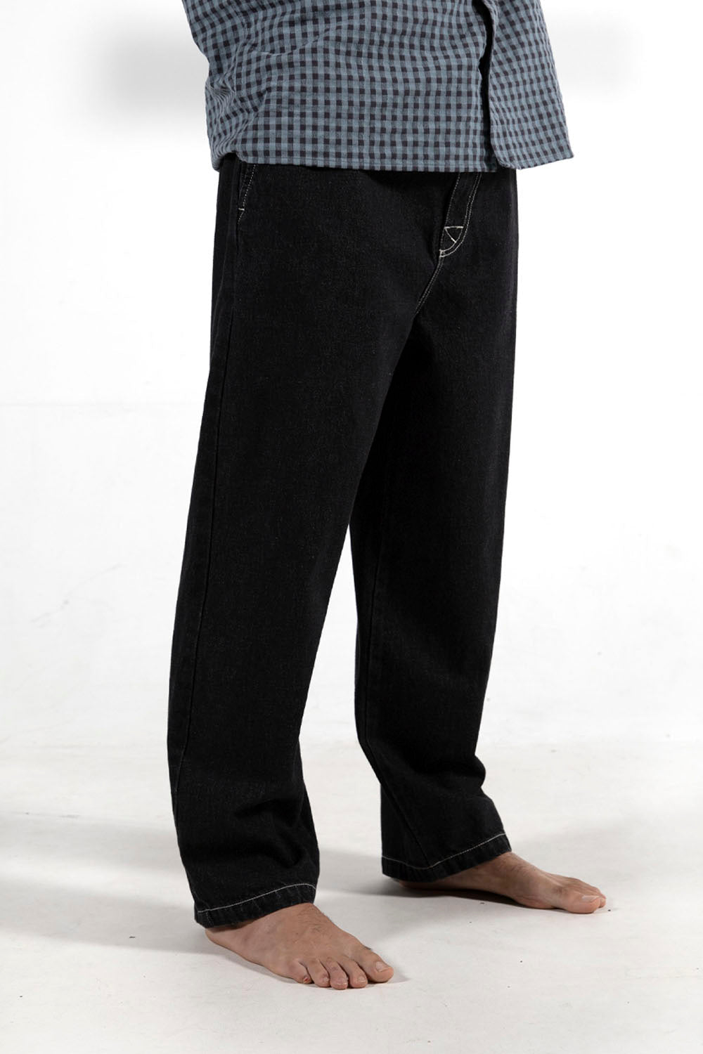 PUKAS - CONTRAST DENIM PANT