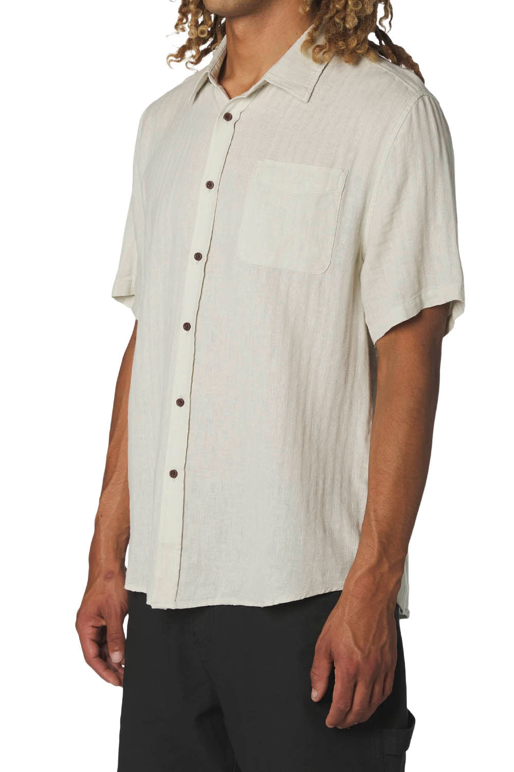 katin - ALAN SOLID SHIRT - MINERAL GRAY