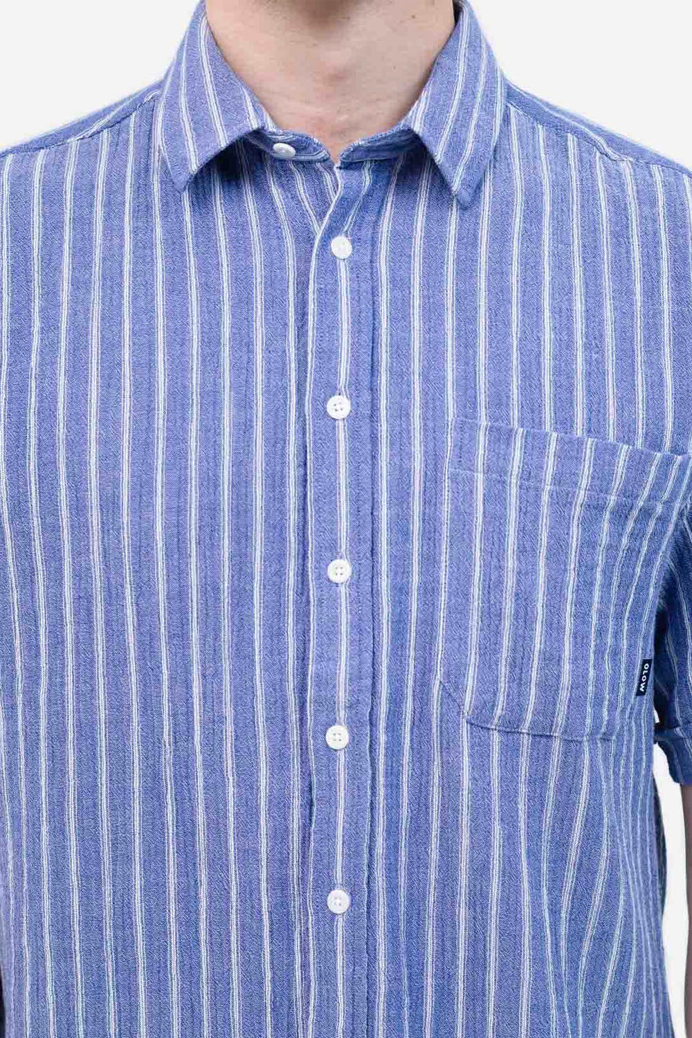OLOW - LEWIS SHIRT - BLEU