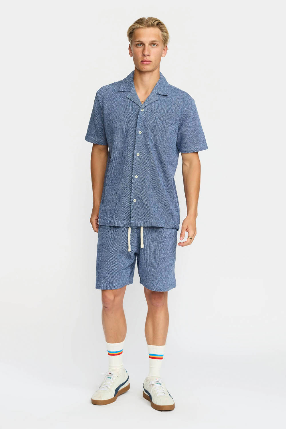 REVOLUTION - CUBAN SHIRT - BLUE