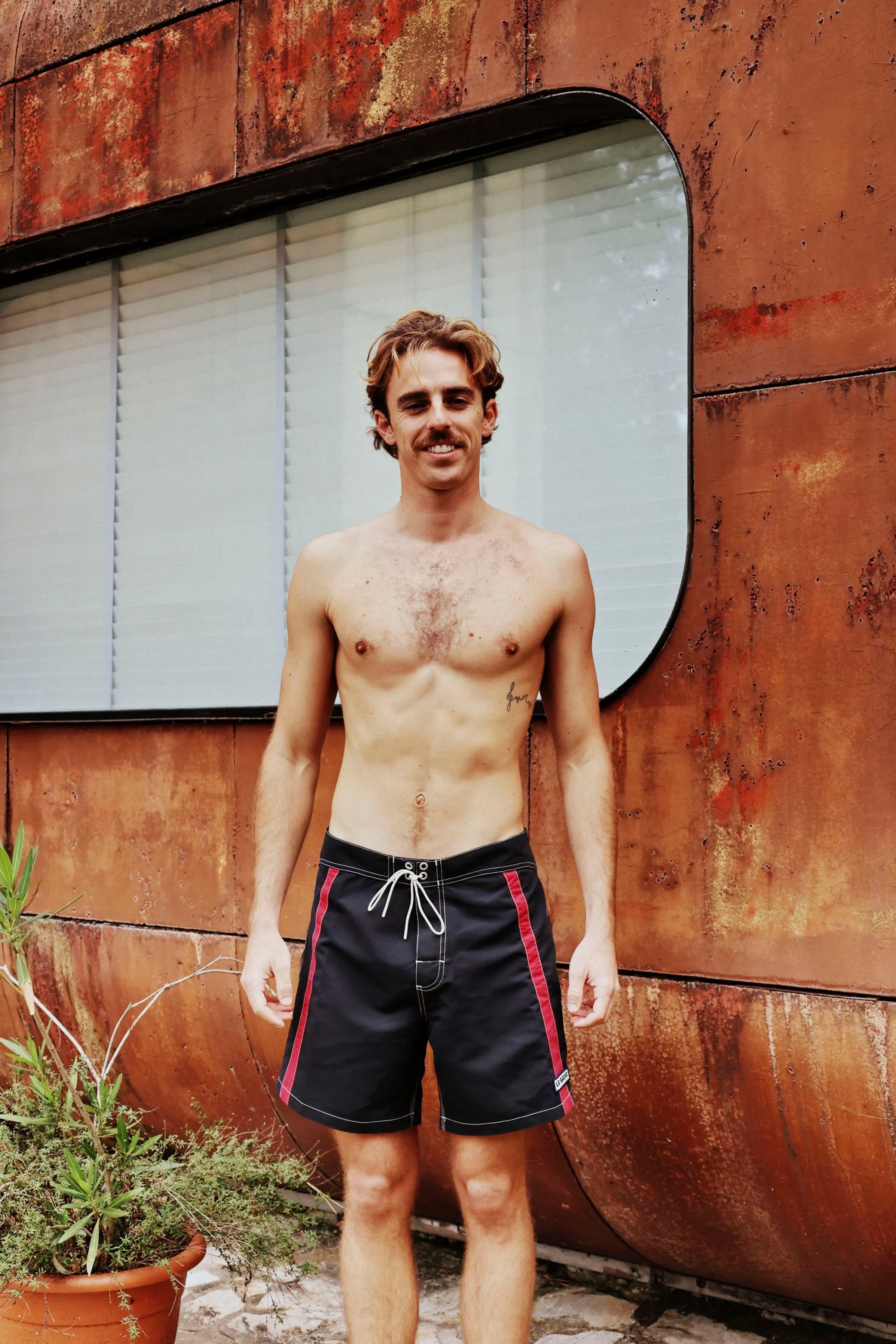 LA REINA BOARDSHORTS - BLACK DIABLO BOARDSHORT - MAN
