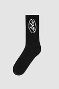 ARTE - CIRCLE LOGO SOCK - BLACK