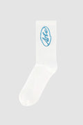 ARTE - CIRCLE LOGO SOCK - WHITE