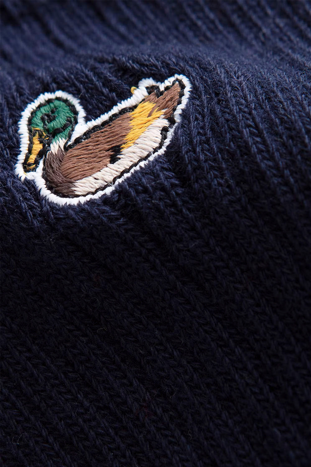 EDMMOND - DUCK SOCKS - PLAIN NAVY