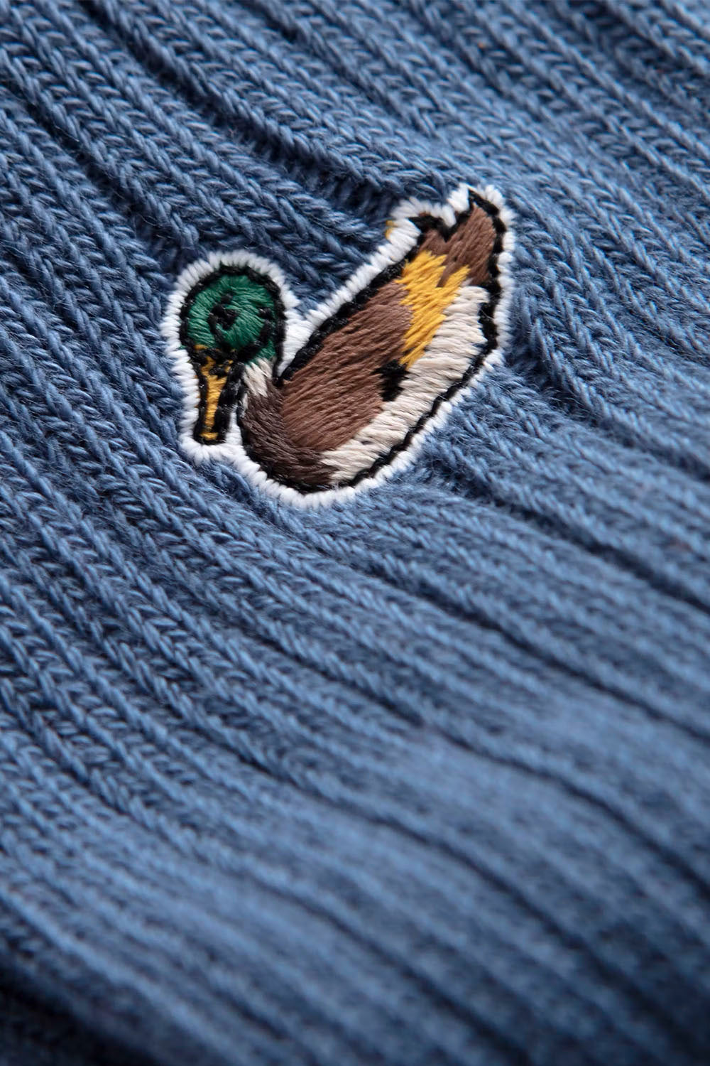 EDMMOND - DUCK SOCKS - PLAIN STEEL