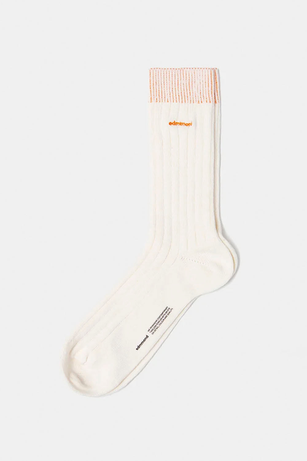 EDMMOND - MINILOGO SOCKS - PLAIN ORANGE