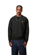 CARHARTT WIP - AMERICAN SCRIPT SWEAT - BLACK