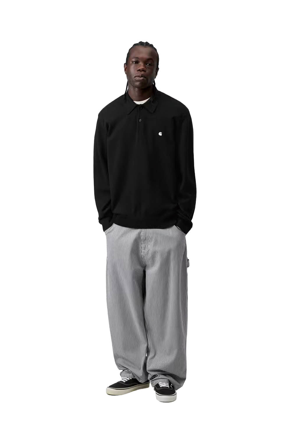 CARHARTT WIP - MADISON POLO - BLACK