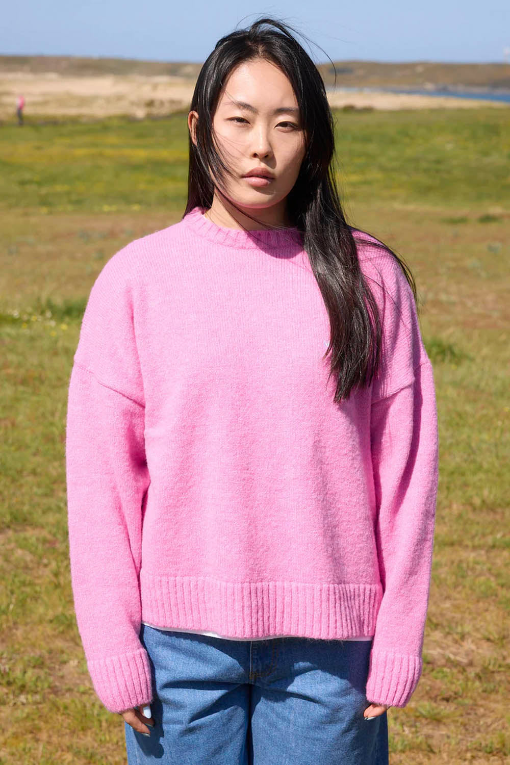 NOWHERE - BRUSHED PINK SWEATER